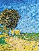 Vincent Van Gogh A Lane near Arles oil painting on canvas